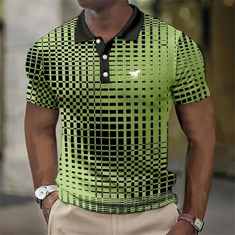 Men Summer Short Sleeve Fashion Casual Polo Shirt
